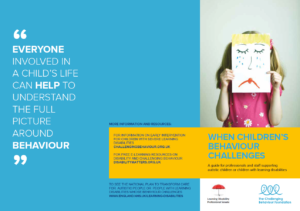 Image showing side 1 of leaflet - When children's behaviour challenges