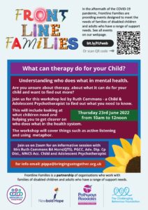 What can therapy do Frontline Families