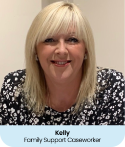 Photograph of our team member Kelly, the CBF's Family Support Worker