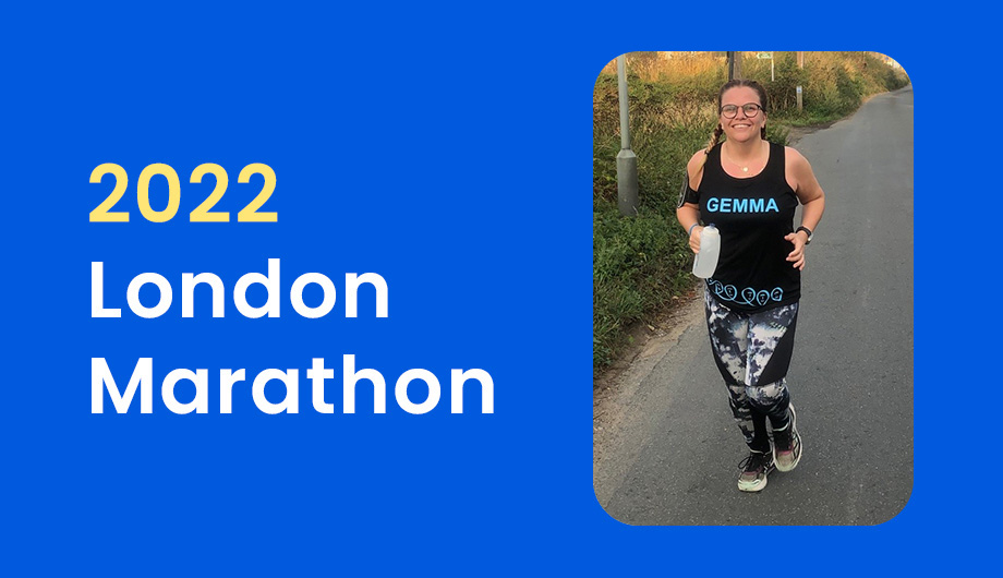 Gemma is running the Marathon!