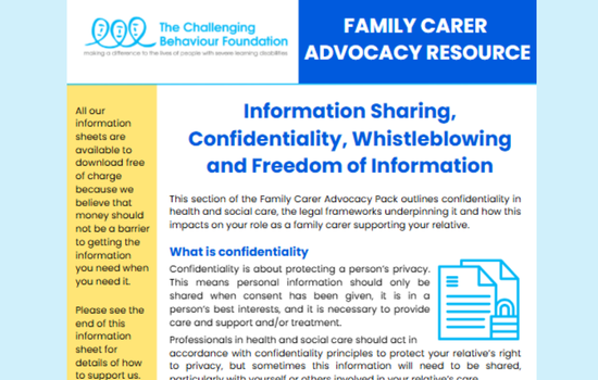 Information Sharing, Confidentiality, Whistleblowing and Freedom of Information