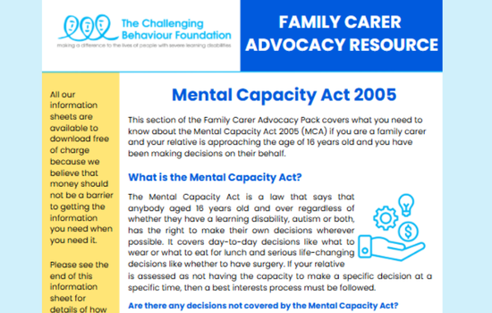 Mental Capacity Act 2005