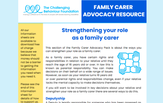 Strengthening Your Role as a Family Carer